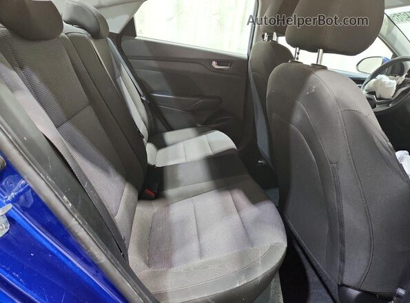 3KPC24A66ME132159 2021 HYUNDAI ACCENT Blue Widok tylnych siedzeń