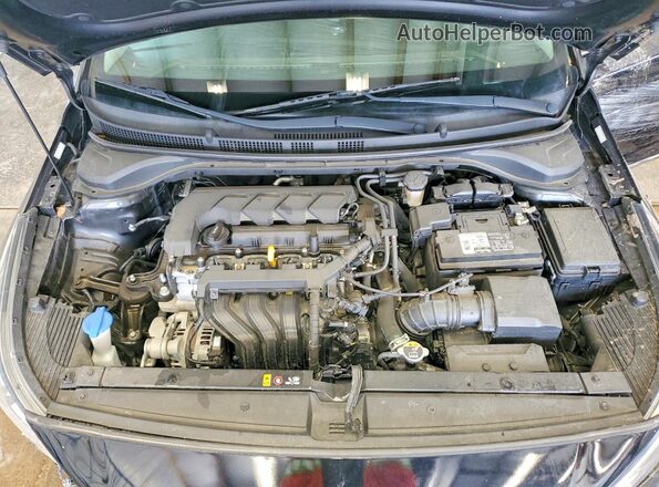 3KPC24A66ME136924 2021 HYUNDAI ACCENT Black უკანა სალონის ხედი