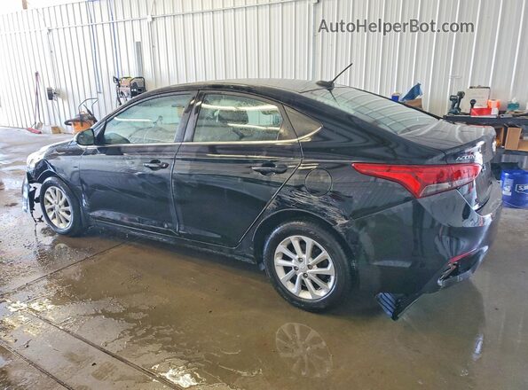 3KPC24A66ME136924 2021 HYUNDAI ACCENT Black უკანა მარცხენა