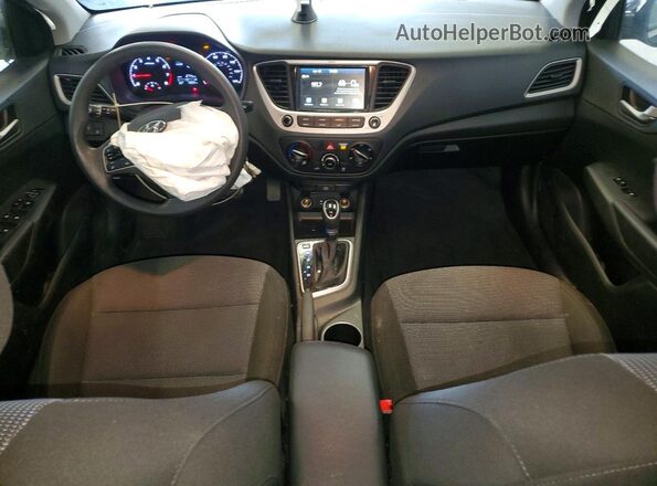3KPC24A66ME136924 2021 HYUNDAI ACCENT Black წინა პანელის ხედი