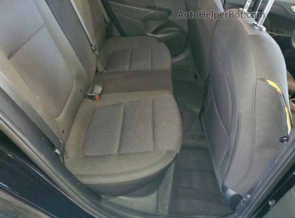 3KPC24A66ME136924 2021 HYUNDAI ACCENT Black უკანა სავარძლების ხედი