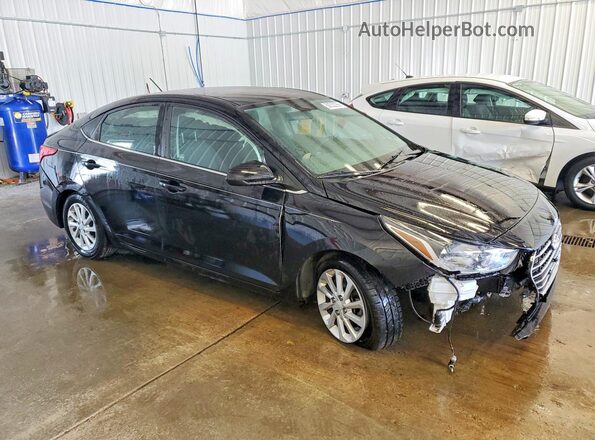 3KPC24A66ME136924 2021 HYUNDAI ACCENT Black წინა მარჯვენა