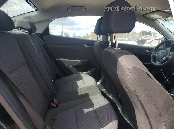 3KPC24A66NE167690 2022 HYUNDAI ACCENT Black Rear seats view