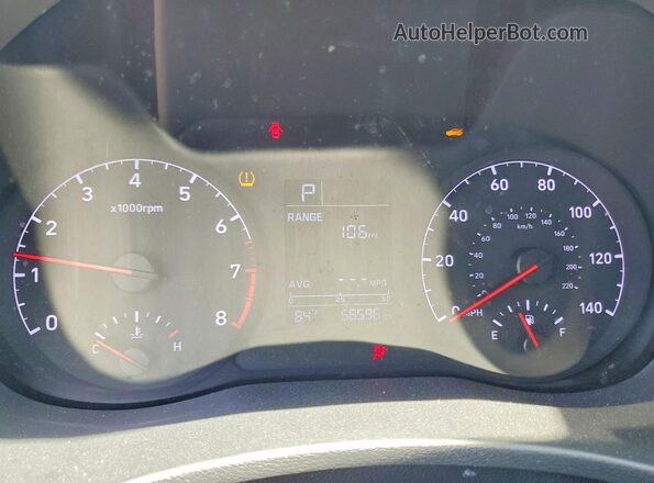 3KPC24A66NE181332 2022 HYUNDAI ACCENT Silver Սարքավորումների վահանակի տեսք