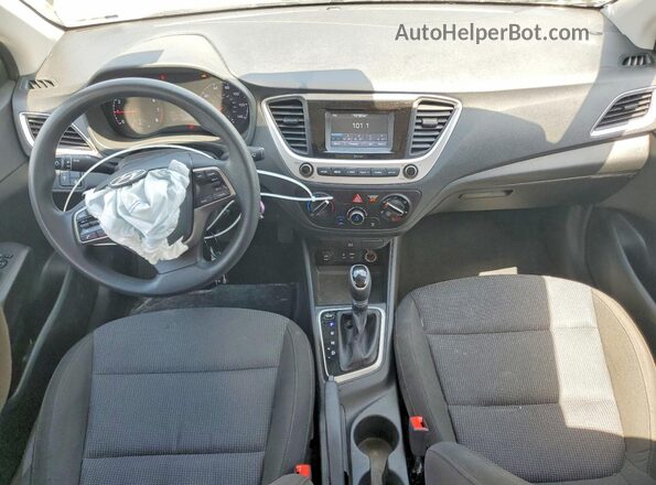3KPC24A66NE181332 2022 HYUNDAI ACCENT Silver Առջևի վահանակի տեսք