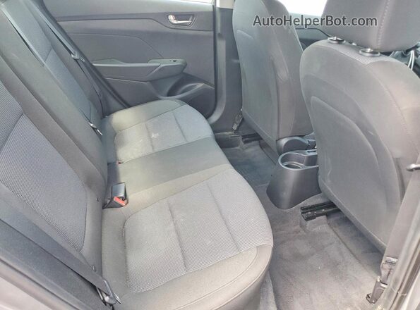 3KPC24A66NE181332 2022 HYUNDAI ACCENT Silver Հետևի նստատեղերի տեսք