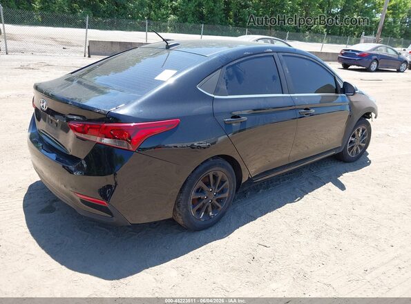 3KPC24A66NE18620  2022 HYUNDAI ACCENT Black Tył prawy