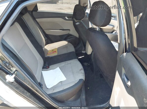 3KPC24A66NE18620  2022 HYUNDAI ACCENT Black Widok naklejki z numerem VIN