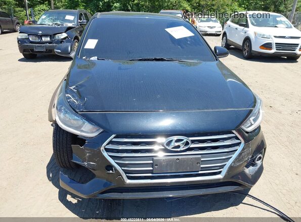 3KPC24A66NE18620  2022 HYUNDAI ACCENT Black Widok z tyłu