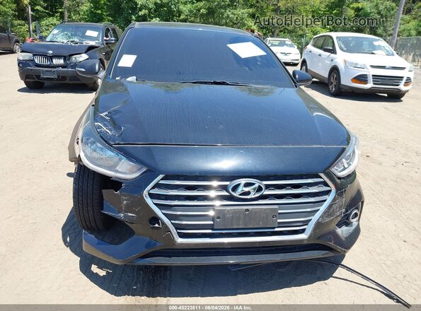3KPC24A66NE18620  2022 HYUNDAI ACCENT Black Widok z przodu