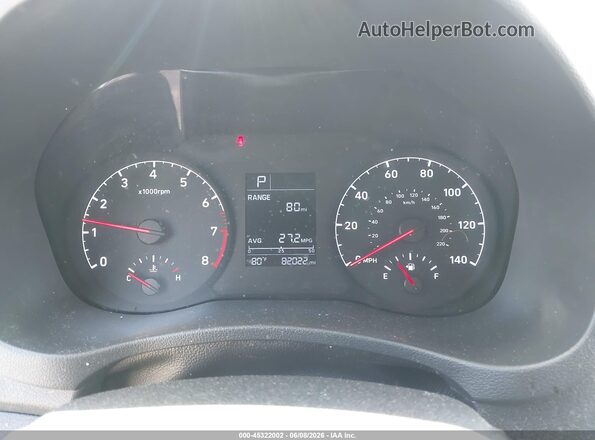 3KPC24A67LE103476 2020 HYUNDAI ACCENT Silver Vista de los asientos traseros