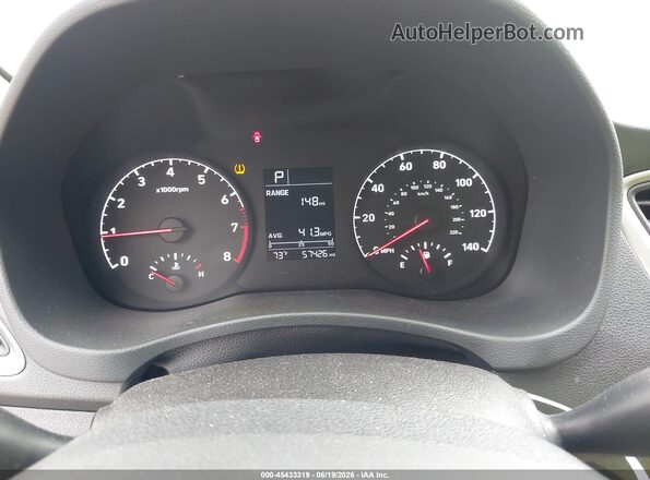 3KPC24A67LE106975 2020 HYUNDAI ACCENT Белый Вид задних сидений