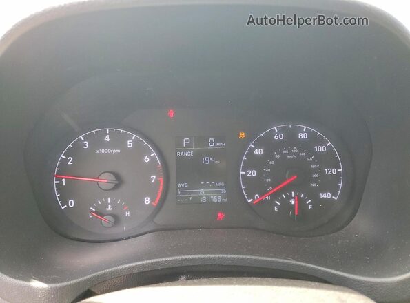 3KPC24A67LE112050 2020 HYUNDAI ACCENT White Instrument cluster view