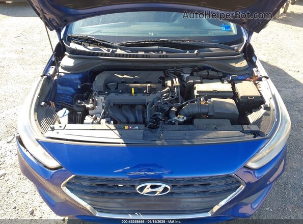 3KPC24A67LE122562 2020 HYUNDAI ACCENT Navy Rear view