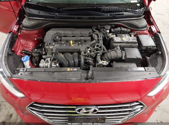 3KPC24A67NE171912 2022 HYUNDAI ACCENT Red უკანა ხედი
