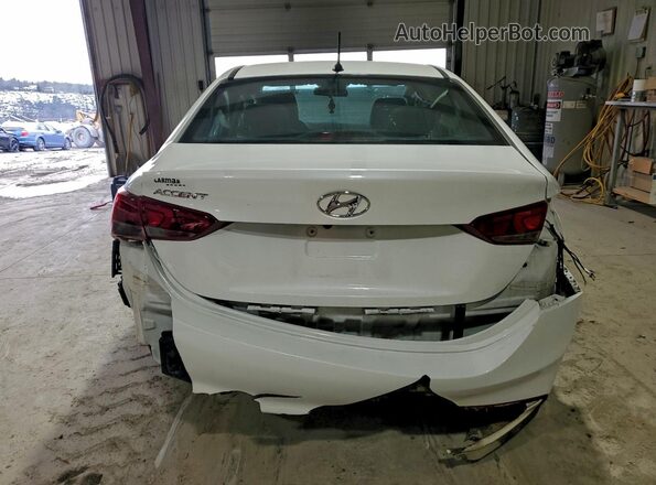 3KPC24A67NE180495 2022 HYUNDAI ACCENT White Вид ззаду