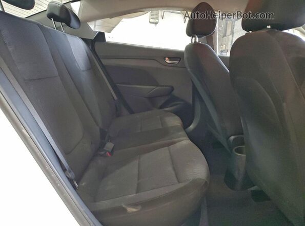 3KPC24A67NE180495 2022 HYUNDAI ACCENT White Вид задніх сидінь