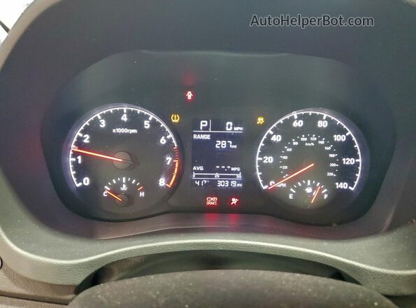 3KPC24A67NE180495 2022 HYUNDAI ACCENT White Вид щитка приладів