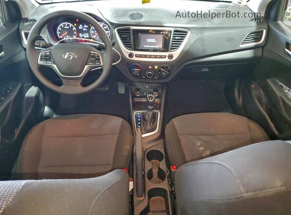 3KPC24A67NE180495 2022 HYUNDAI ACCENT White Вид панелі приладів