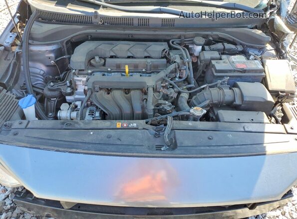 3KPC24A68LE090642 2020 HYUNDAI ACCENT Gray Vista interior trasera