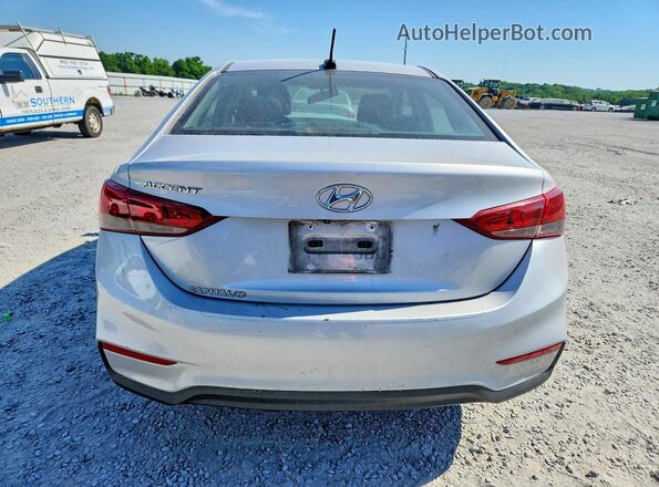 3KPC24A68ME133393 2021 HYUNDAI ACCENT Silver Вид ззаду