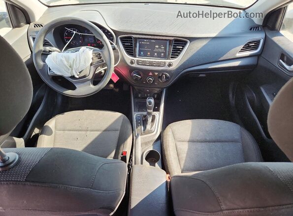 3KPC24A68ME133393 2021 HYUNDAI ACCENT Silver Вид панелі приладів