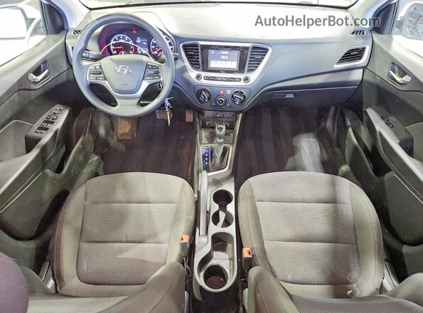 3KPC24A68ME152459 2021 HYUNDAI ACCENT White Widok deski rozdzielczej
