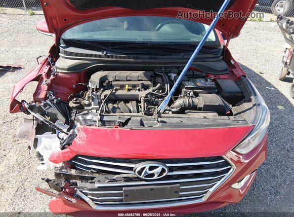 3KPC24A68NE168386 2022 HYUNDAI ACCENT Red უკანა ხედი