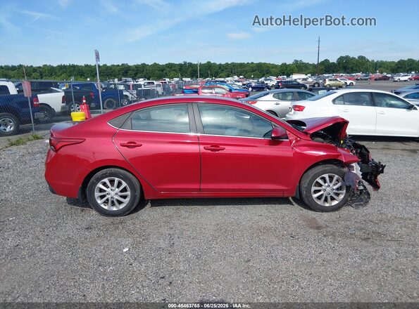 3KPC24A68NE168386 2022 HYUNDAI ACCENT Red უკანა სალონის ხედი