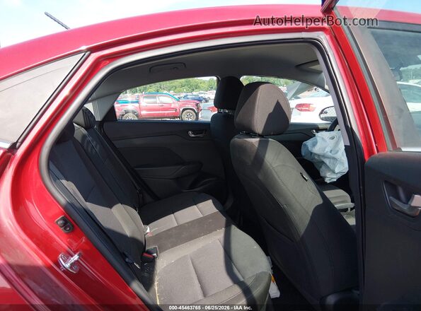 3KPC24A68NE168386 2022 HYUNDAI ACCENT Red VIN კოდის სტიკერის ხედი