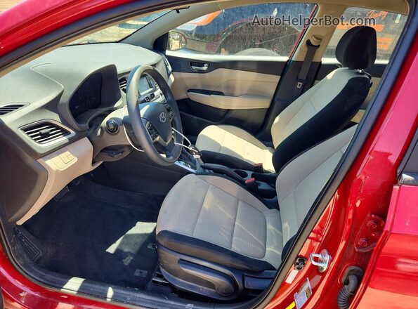 3KPC24A68NE174348 2022 HYUNDAI ACCENT Red 