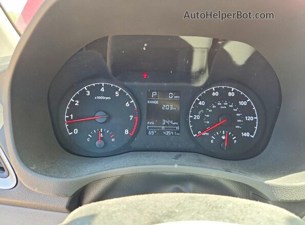 3KPC24A68NE174348 2022 HYUNDAI ACCENT Red 