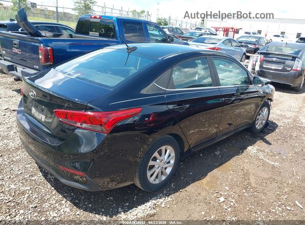 3KPC24A68NE177539 2022 HYUNDAI ACCENT Black უკანა მარჯვენა
