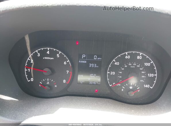 3KPC24A68NE177539 2022 HYUNDAI ACCENT Black უკანა სავარძლების ხედი