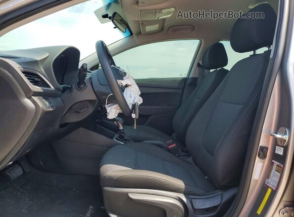 3KPC24A68NE186340 2022 HYUNDAI ACCENT Gray Սալոնի դիմացի տեսք