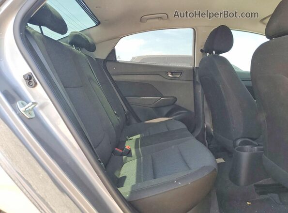3KPC24A68NE186340 2022 HYUNDAI ACCENT Gray Հետևի նստատեղերի տեսք