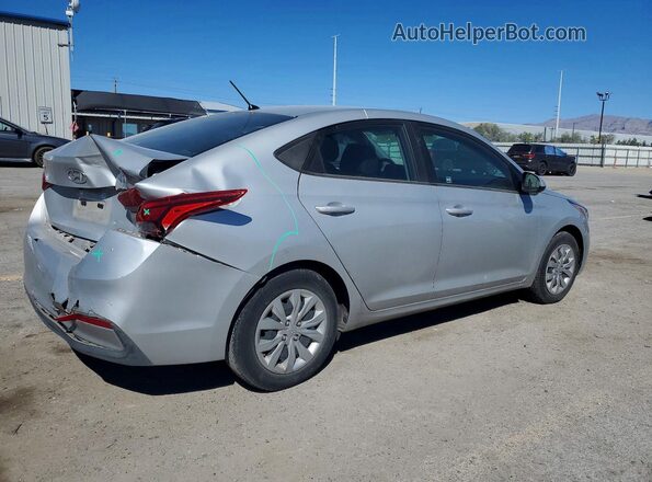 3KPC24A69ME138070 2021 HYUNDAI ACCENT Silver უკანა მარჯვენა