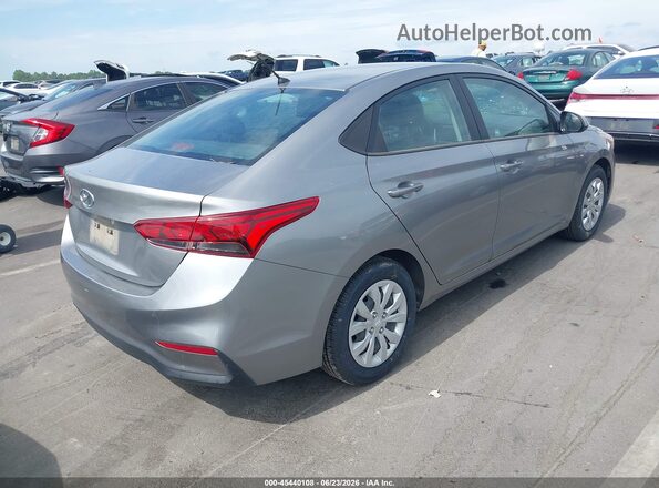 3KPC24A69ME146878 2021 HYUNDAI ACCENT Gray Задня права чверть