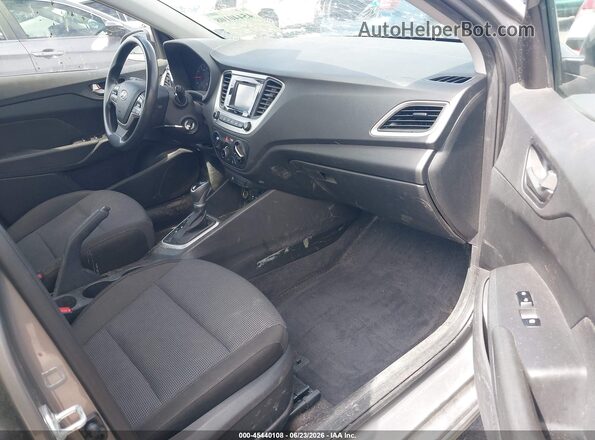 3KPC24A69ME146878 2021 HYUNDAI ACCENT Gray Вид салону спереду