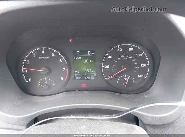 3KPC24A69ME146878 2021 HYUNDAI ACCENT Gray Вид задніх сидінь