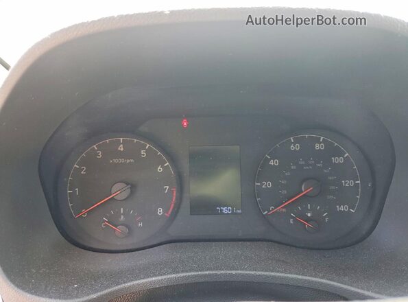3KPC24A69ME149019 2021 HYUNDAI ACCENT Silver Vista del cuadro de instrumentos
