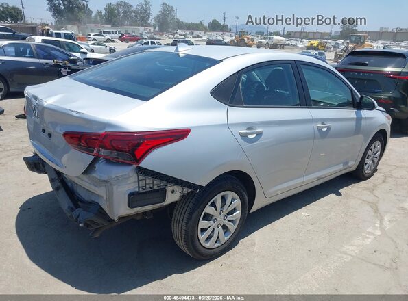 3KPC24A69ME149084 2021 HYUNDAI ACCENT Silver უკანა მარჯვენა
