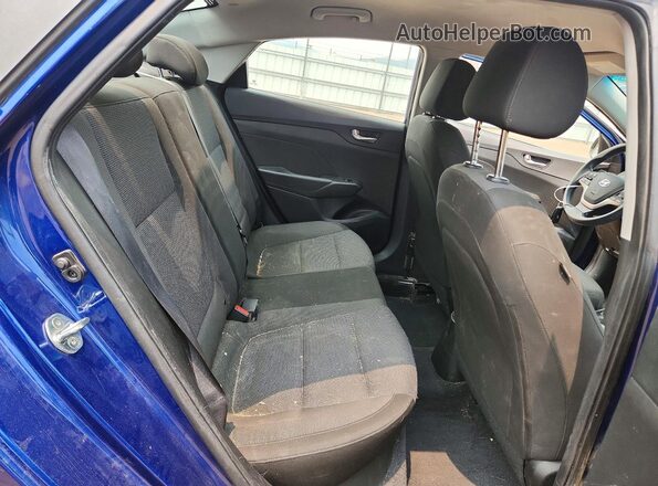 3KPC24A6XLE096636 2020 HYUNDAI ACCENT Blue Հետևի նստատեղերի տեսք