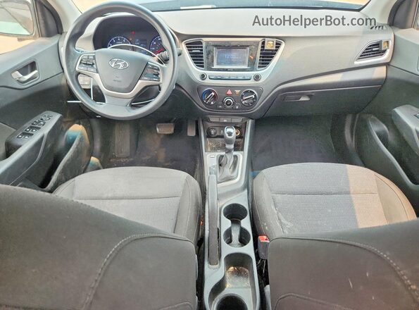 3KPC24A6XLE096636 2020 HYUNDAI ACCENT Blue Առջևի վահանակի տեսք