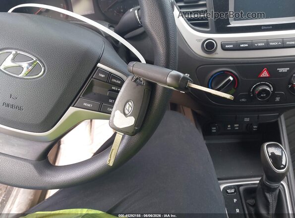 3KPC24A6XME137798 2021 HYUNDAI ACCENT Blue წინა პანელის ხედი