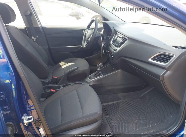 3KPC24A6XME137798 2021 HYUNDAI ACCENT Blue წინა სალონის ხედი