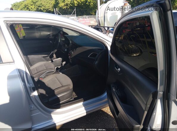 3KPC24A6XME139471 2021 HYUNDAI ACCENT Silver Widok wnętrza z przodu
