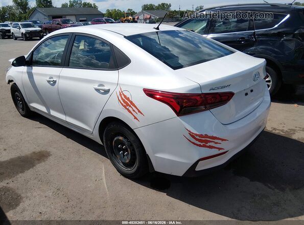 3KPC24A6XME153113 2021 HYUNDAI ACCENT White Задня ліва чверть