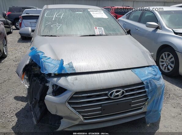 3KPC24A6XNE182905 2022 HYUNDAI ACCENT Gray Вид задньої частини салону