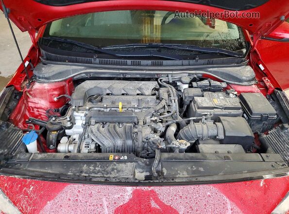 3KPC24A6XNE185920 2022 HYUNDAI ACCENT Red უკანა სალონის ხედი